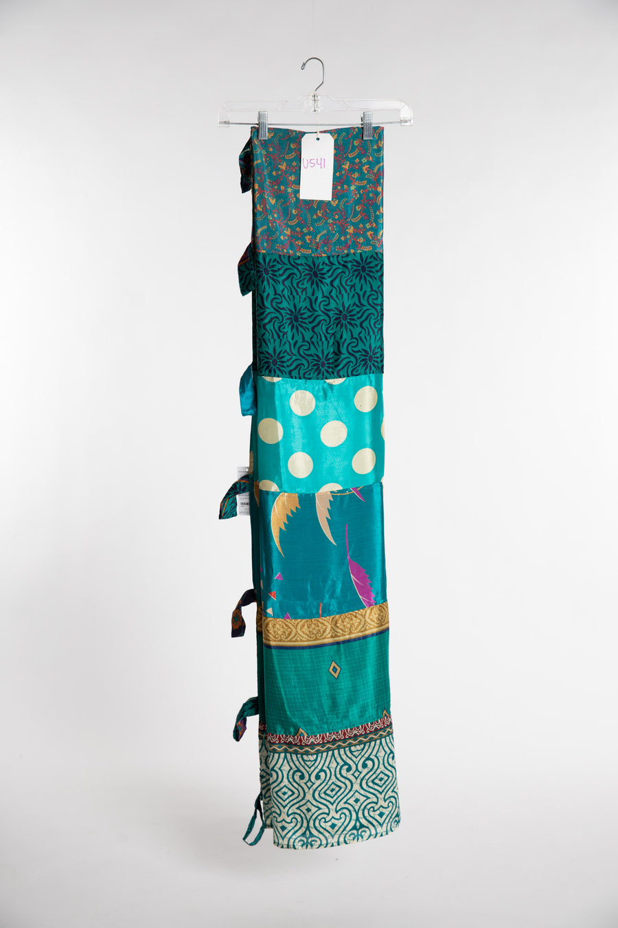 One of a Kind Recycled Silk Curtain Panel