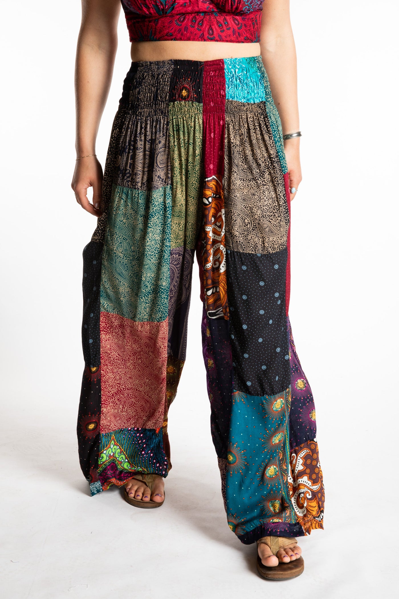 Phadet Patchwork Palazzo Pants