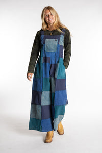 Ditya Corduroy Patchwork Overalls