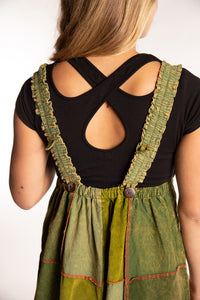 Ditya Corduroy Patchwork Overalls