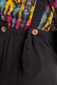 Ditya Wide Leg Cotton Overalls