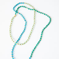 Double Vision Colorblock Beaded Necklace