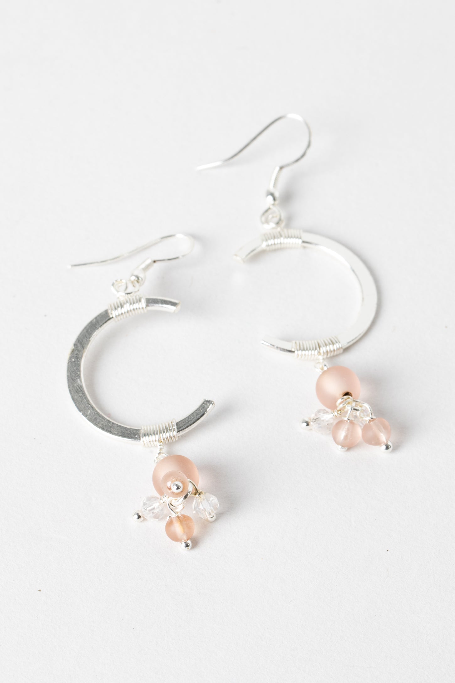 Enchanted Crescent Dangly Moon Earrings