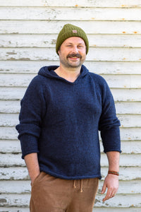 Hooded Unisex Alpaca Sweater
