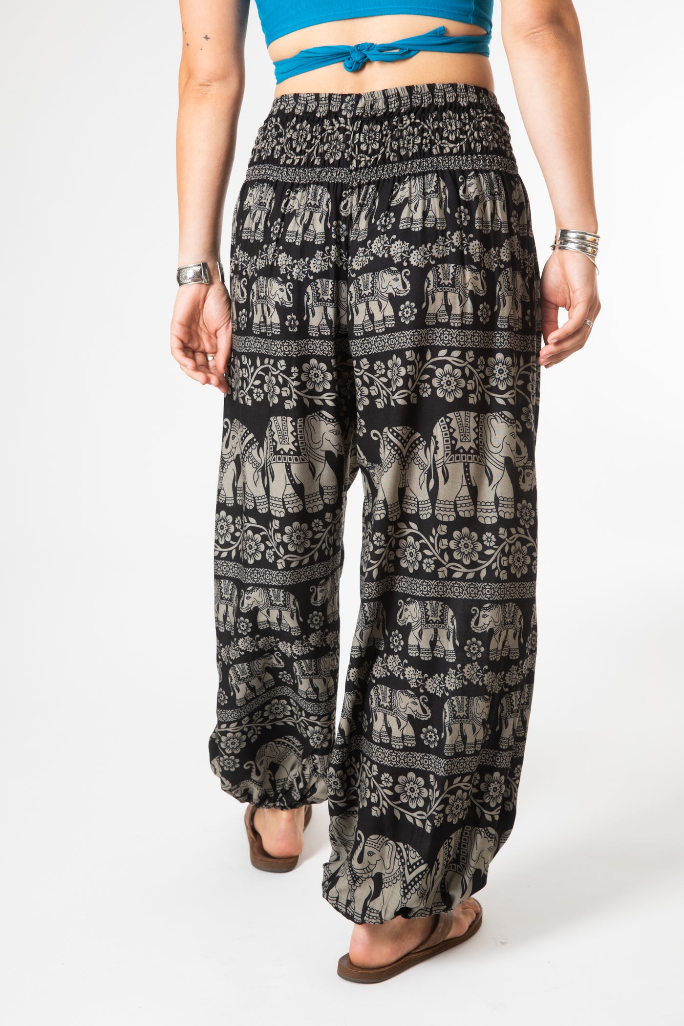 Floral Elephant Harem Pants · Mexicali Blues