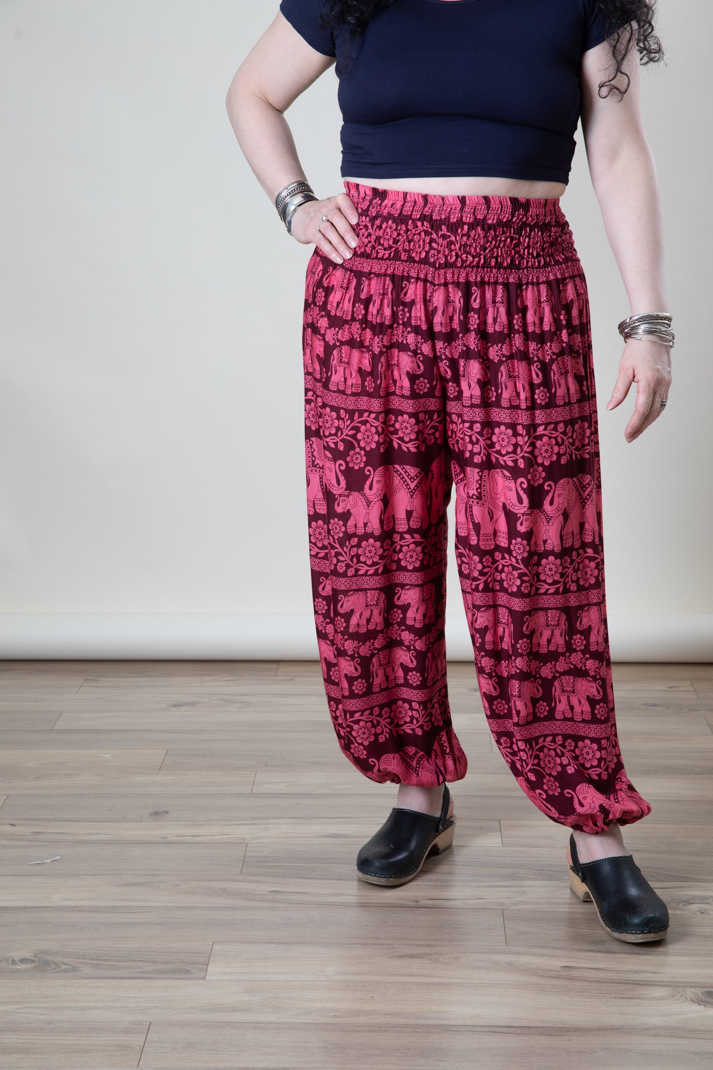 Elephant Pants Imperial Bright Blue Thailand  Trade Roots
