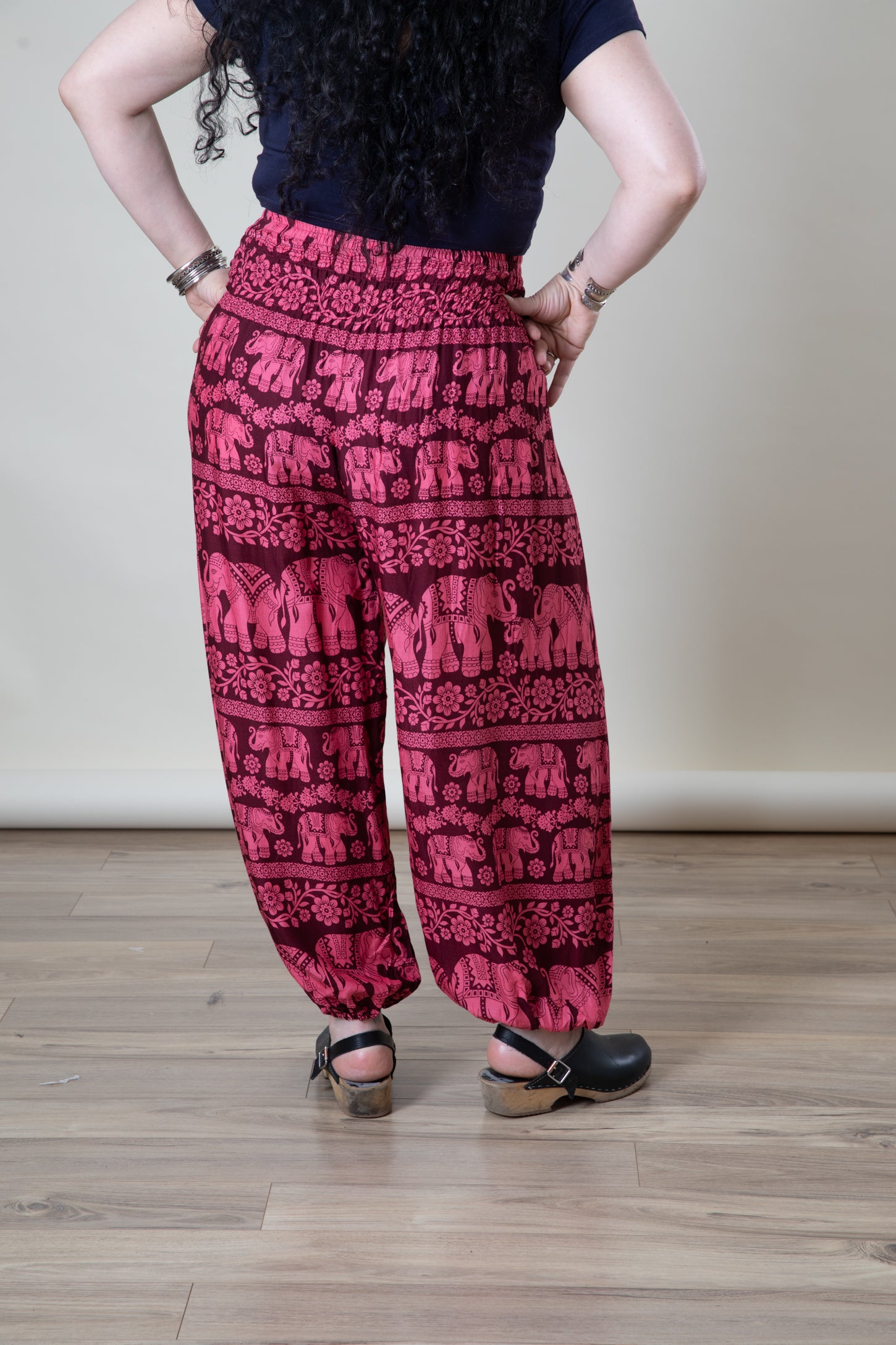 Buy online Black Printed Harem Trousers from Churidars  Salwars for Women  by Ailey Style for 329 at 67 off  2023 Limeroadcom