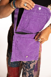 Flower Power Applique Crossbody Bag