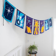 Hand Painted Batik Flags