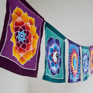 Hand Painted Batik Flags
