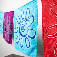 Hand Painted Batik Flags