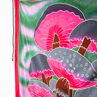 Hand Painted Batik Mushroom Wall Hanging