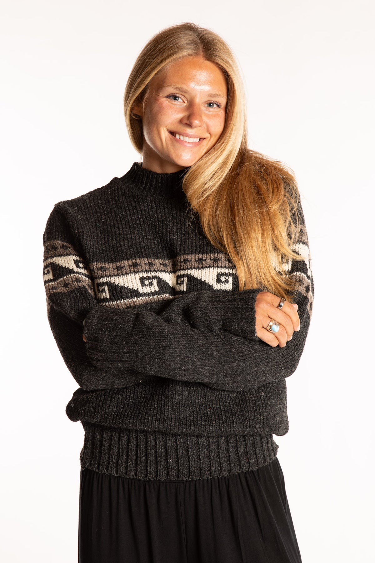 Himalayan Patterned Wool Sweater