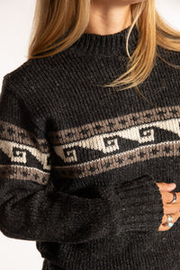 Himalayan Patterned Wool Sweater