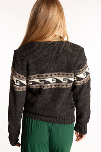 Himalayan Patterned Wool Sweater