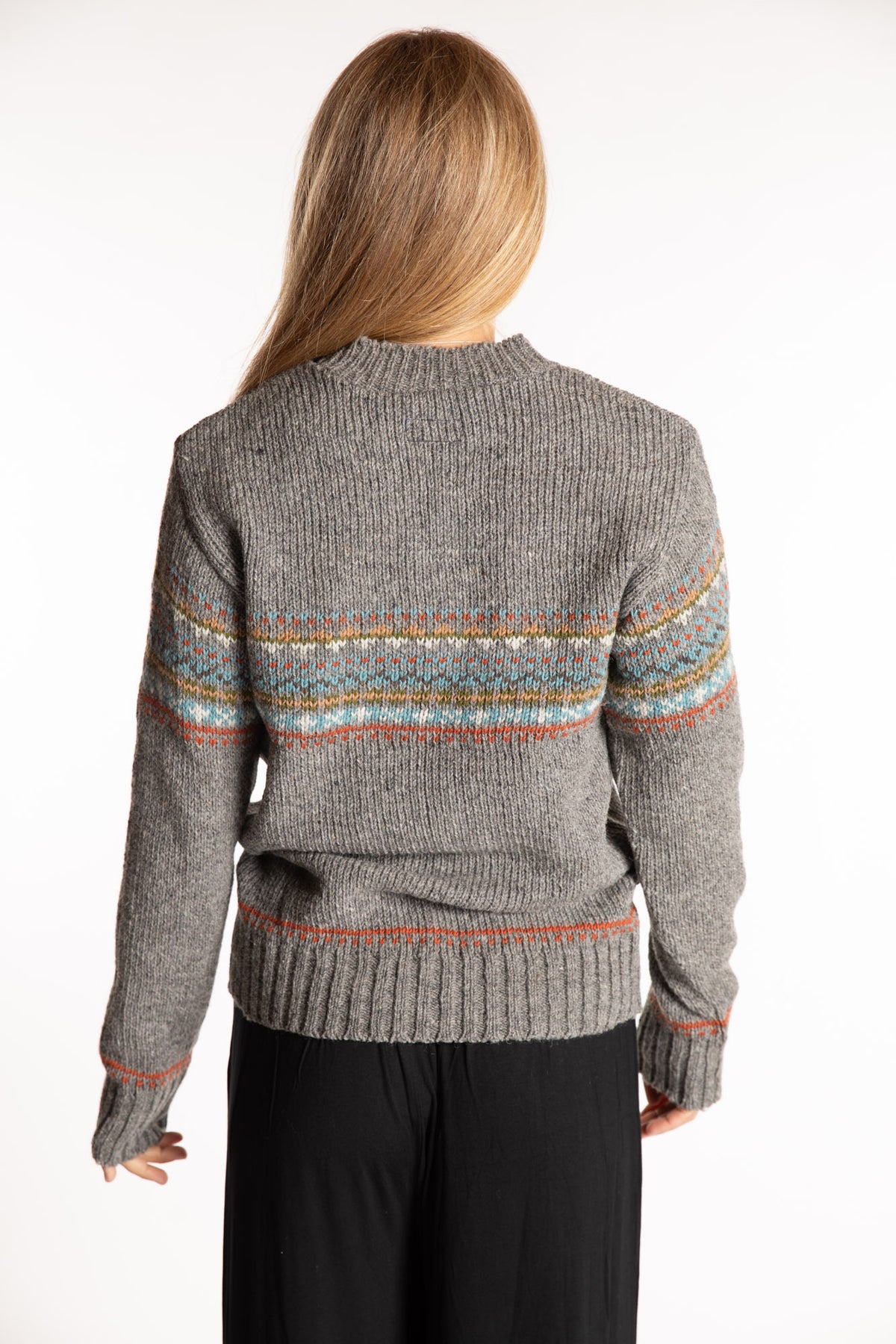 Himalayan Patterned Wool Sweater