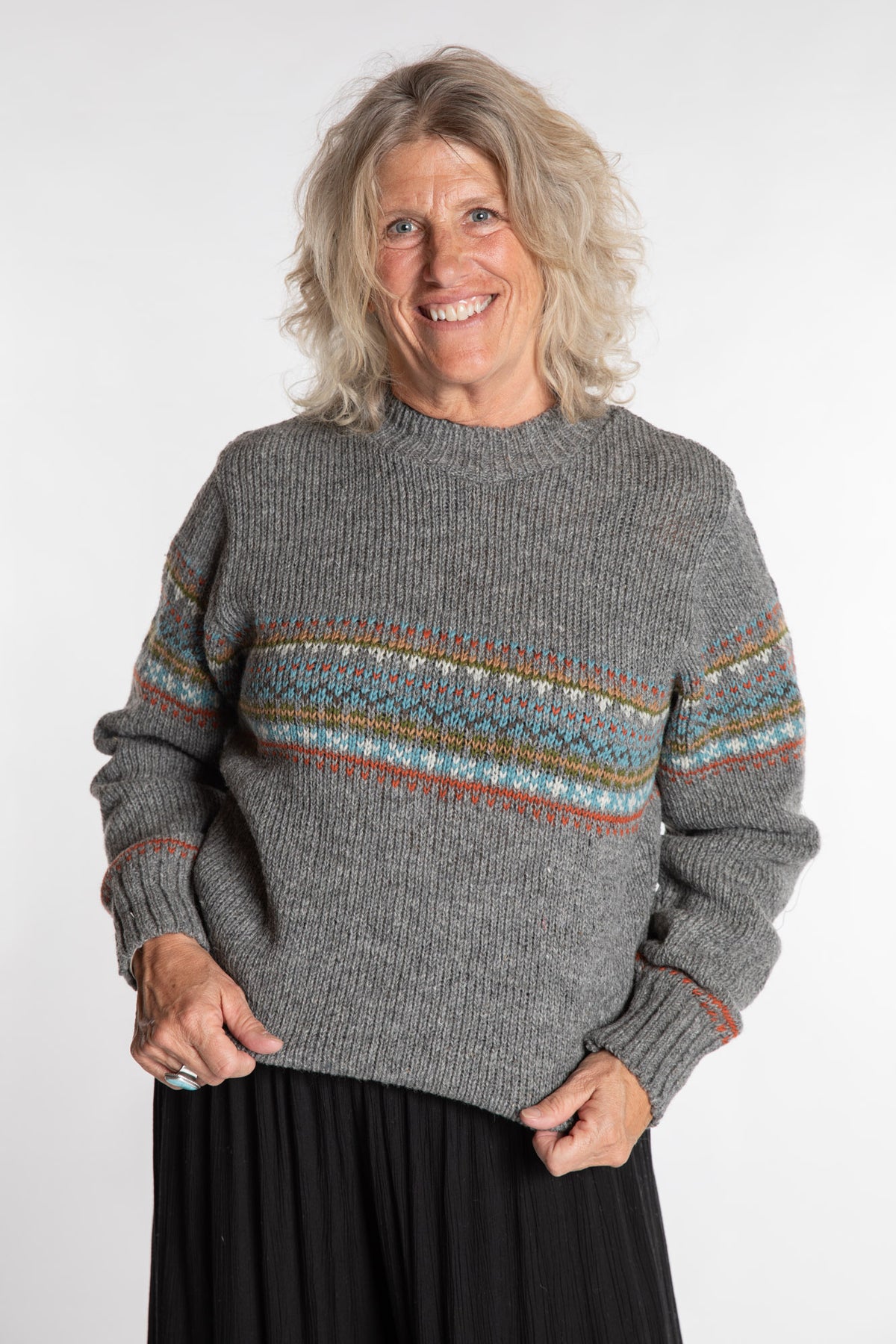 Himalayan Patterned Wool Sweater