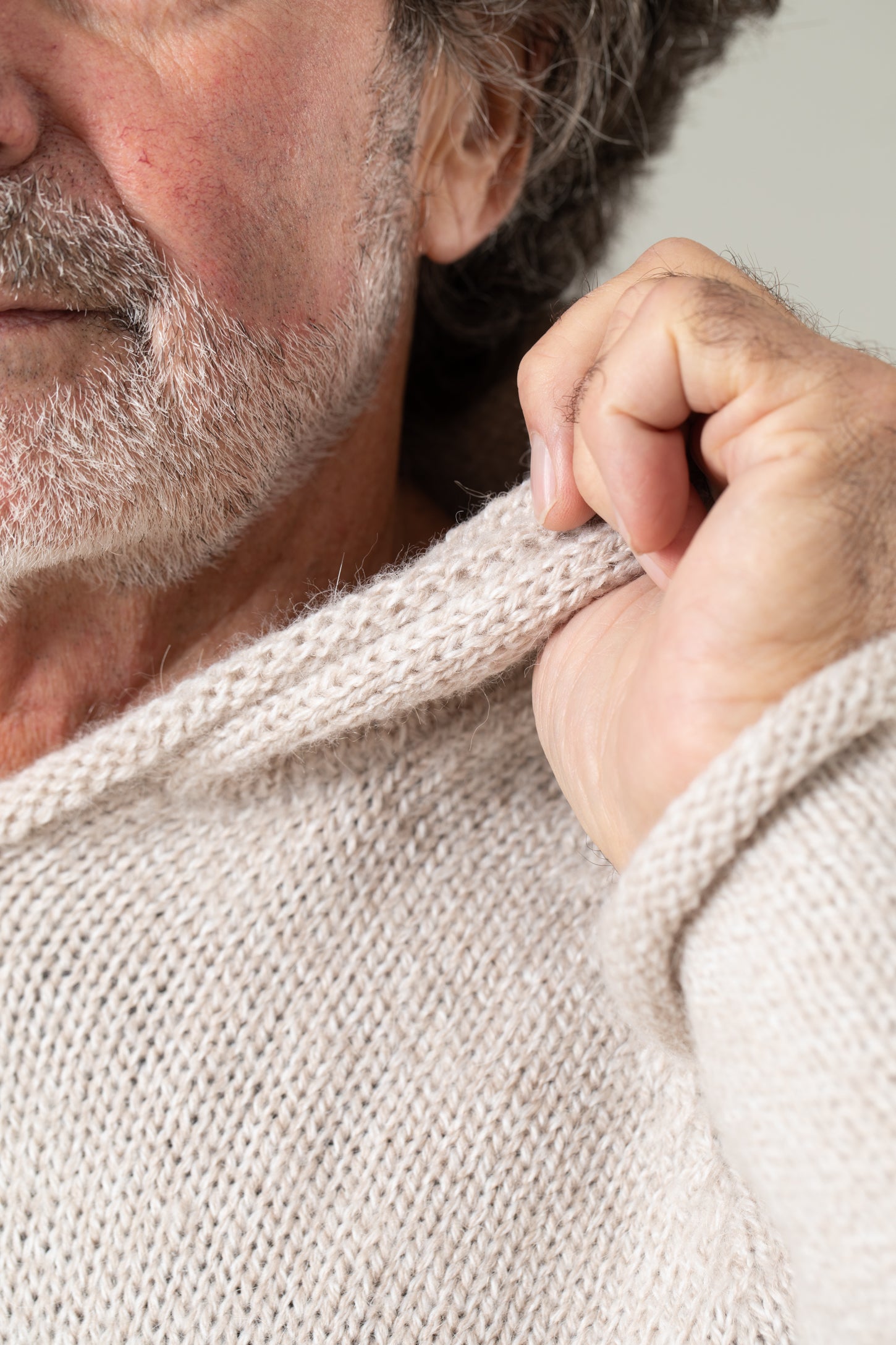 Hooded Alpaca Sweater