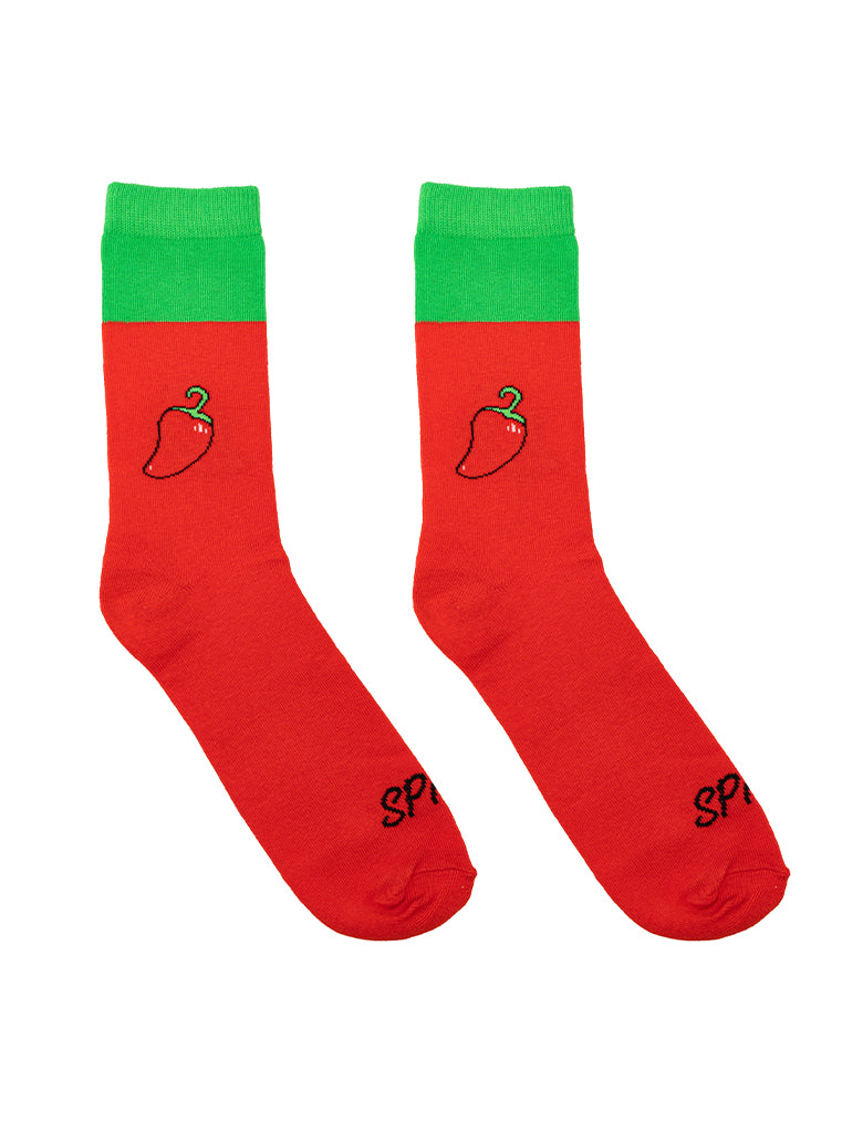 Hot Sauce 3D Packaged Crew Socks