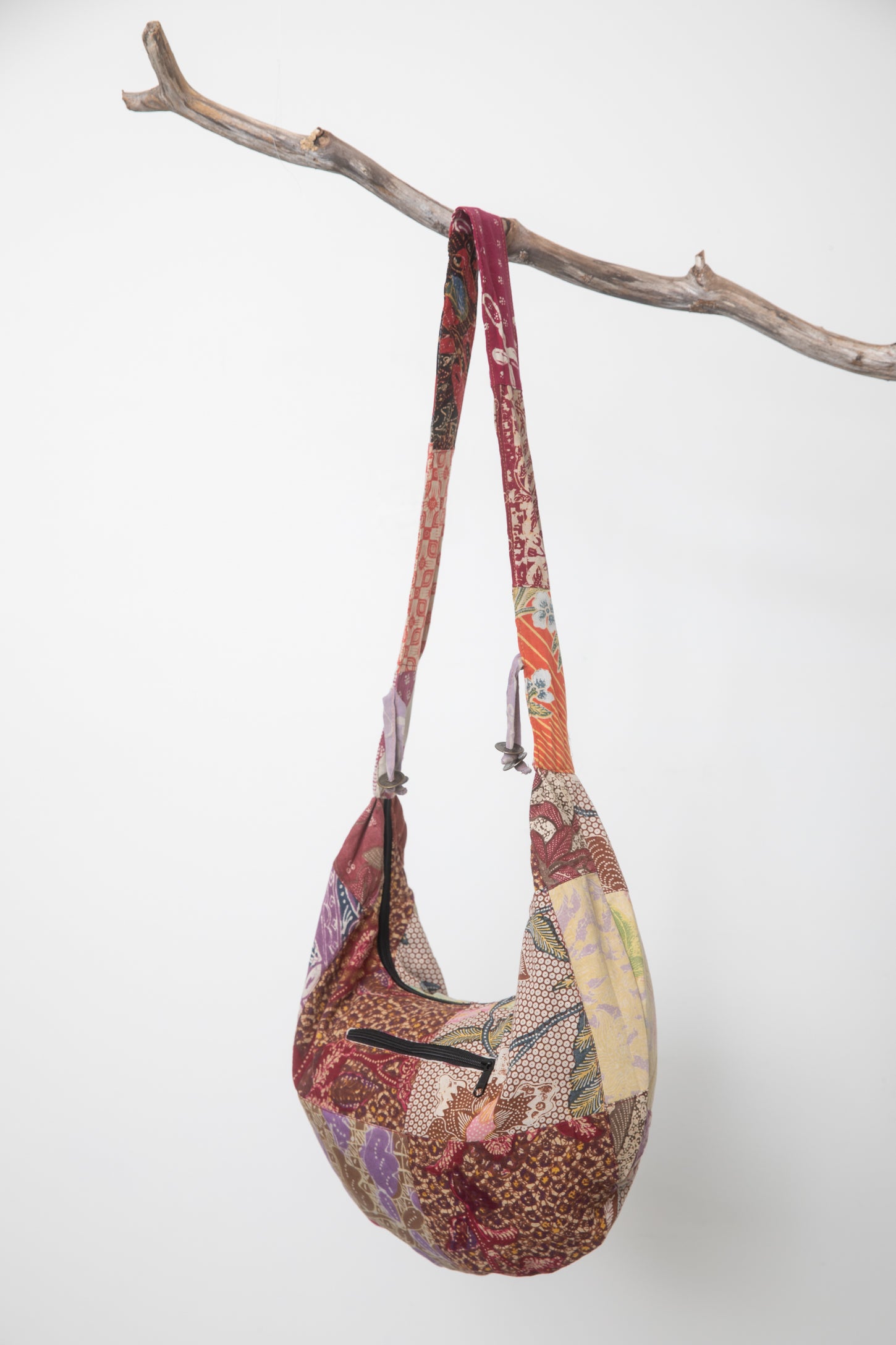 Java Patch Moon Bag | Recycled Patchwork Bag · Mexicali Blues