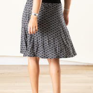 Kaleidoscope Print Swing Skirt