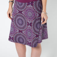 Kaleidoscope Print Swing Skirt