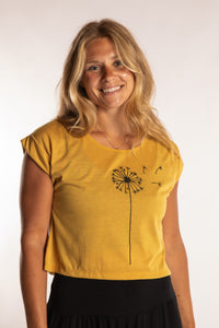 Sophie is wearing the Dandelion in S/M