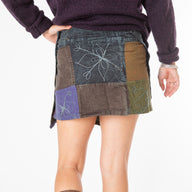 Kapasa Patch Mini Festival Skirt