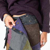 Kapasa Patch Mini Festival Skirt