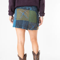 Kapasa Patch Mini Festival Skirt