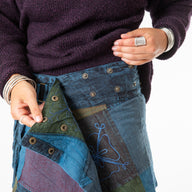 Kapasa Patch Mini Festival Skirt