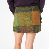 Kapasa Patch Mini Festival Skirt