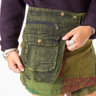 Kapasa Patch Mini Festival Skirt