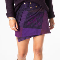Kapasa Patch Mini Festival Skirt