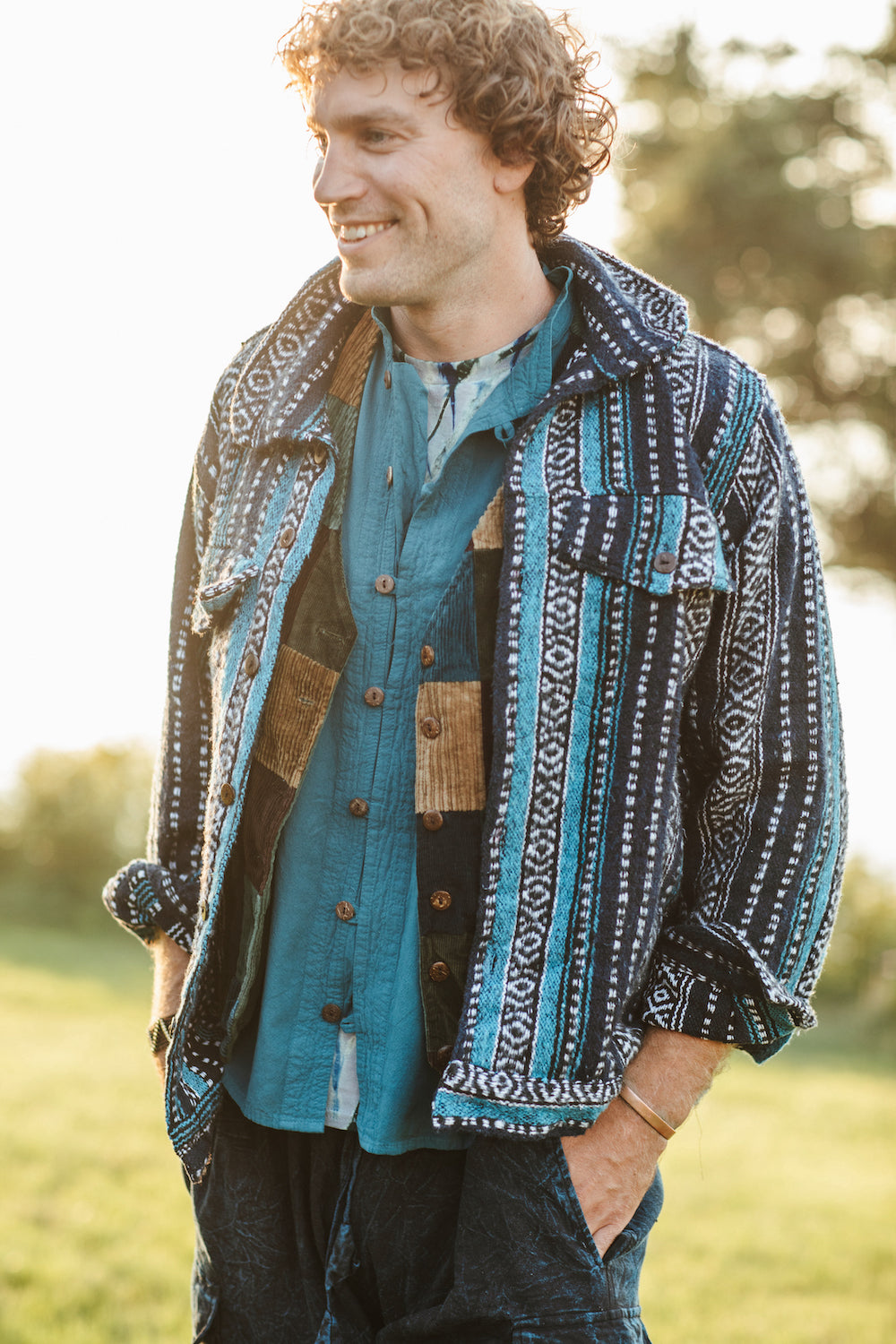 Kathmandu Fuzzy Shacket · Mexicali Blues