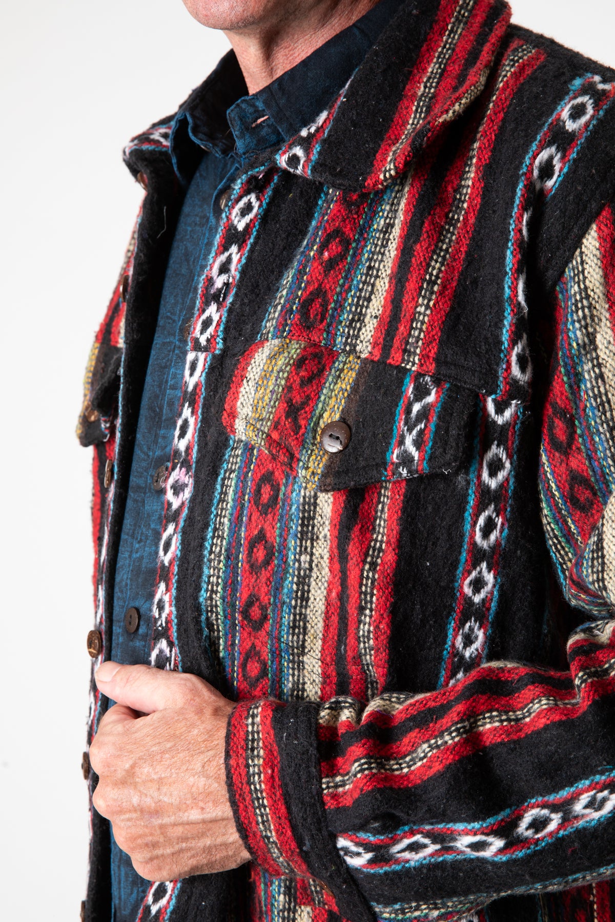 Kathmandu Fuzzy Shacket · Mexicali Blues