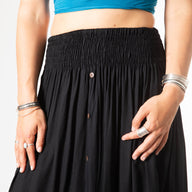Kelapa Solid Button Skirt