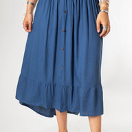 Kelapa Solid Button Skirt