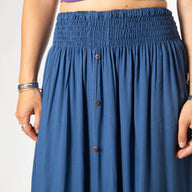 Kelapa Solid Button Skirt