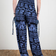 Kids Floral Elephant Harem Pants