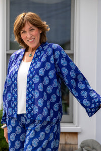 Kiraana Tonal Cotton Cardigan