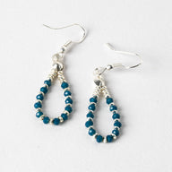 Lara Beaded Loop Earrings
