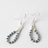 Lara Beaded Loop Earrings