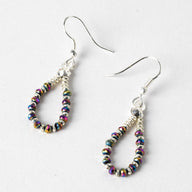 Lara Beaded Loop Earrings