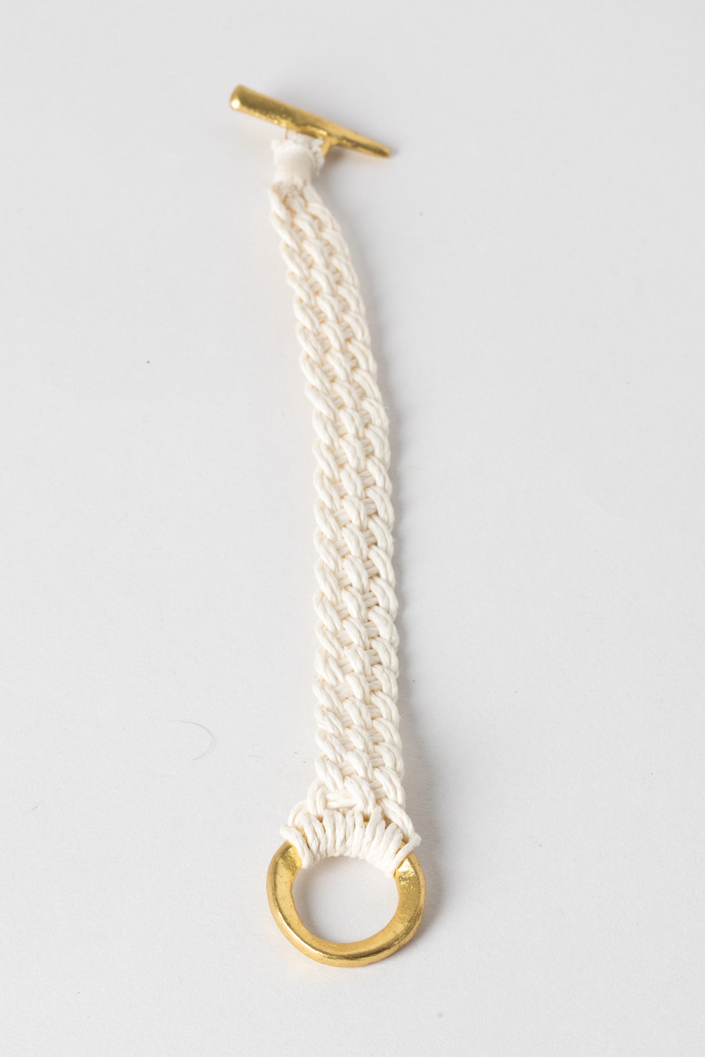 Latch and Lock Woven Bracelet