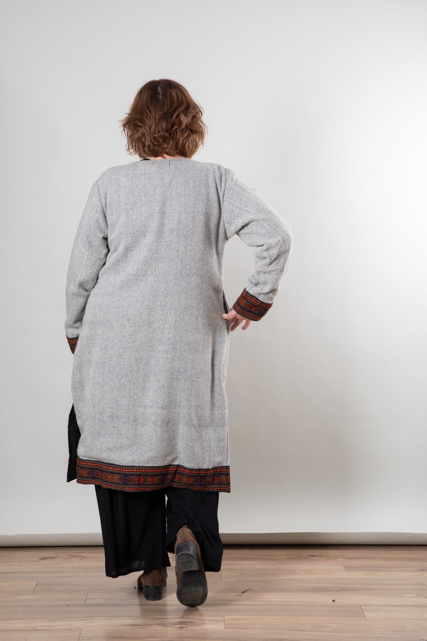 Liya Woven Long Cardigan · Mexicali Blues