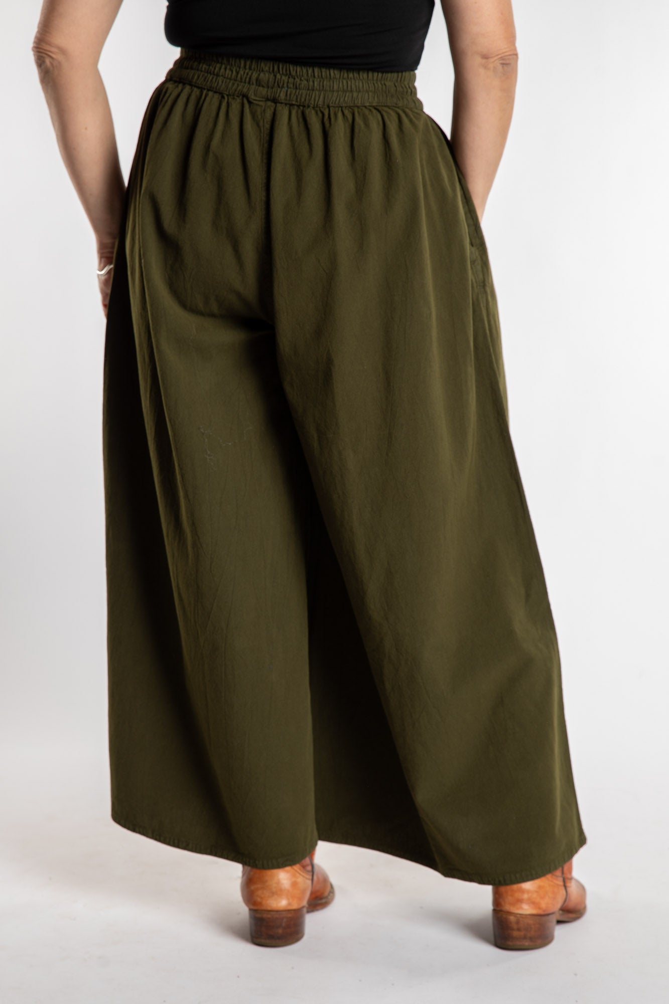Lung Ta Cotton Palazzo Pants