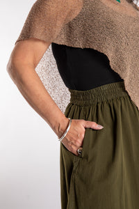 Lung Ta Cotton Palazzo Pants