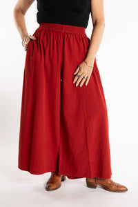 Lung Ta Cotton Palazzo Pants