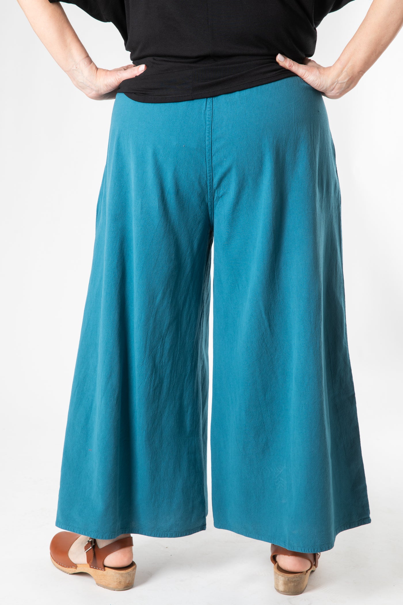 Lung Ta Cotton Palazzo Pants